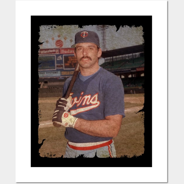 Gary Gaetti in Minnesota Twins Wall Art by SOEKAMPTI